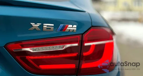 2015 BMW X6 M z USA, uszkodzony, nr VIN 5YMKW8C55F0R42820